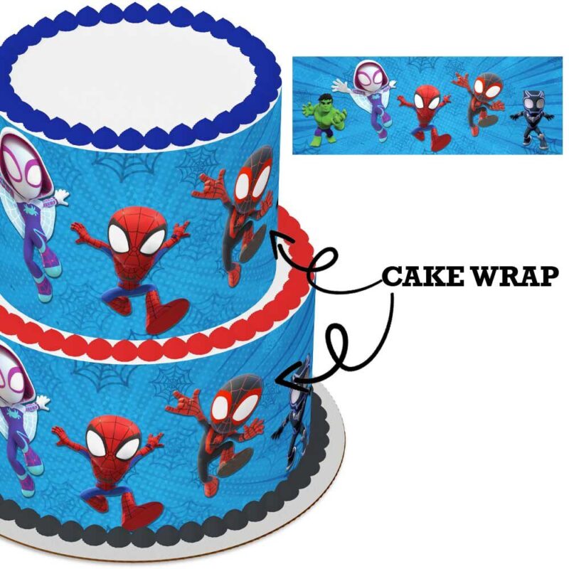 Cake Wrap // Spidey and His Amazing Friends