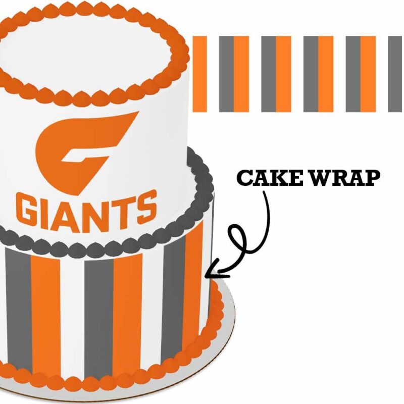 Cake Wrap // AFL Greater Western Sydney