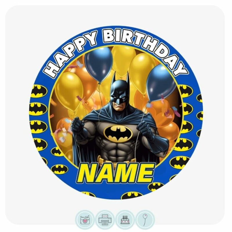 Batman Party Cake Topper