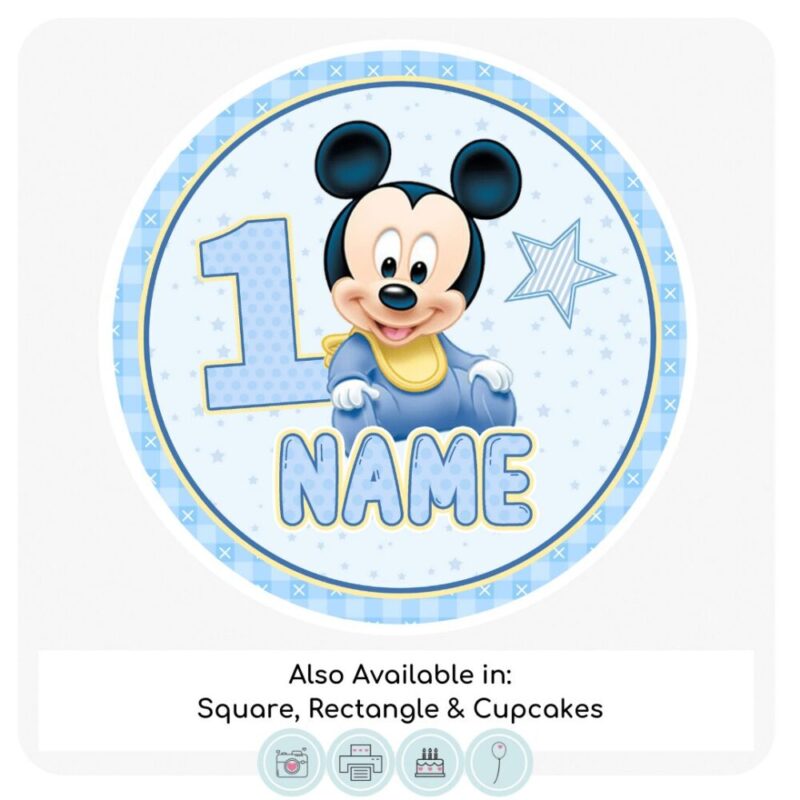Baby Mickey Cake Topper