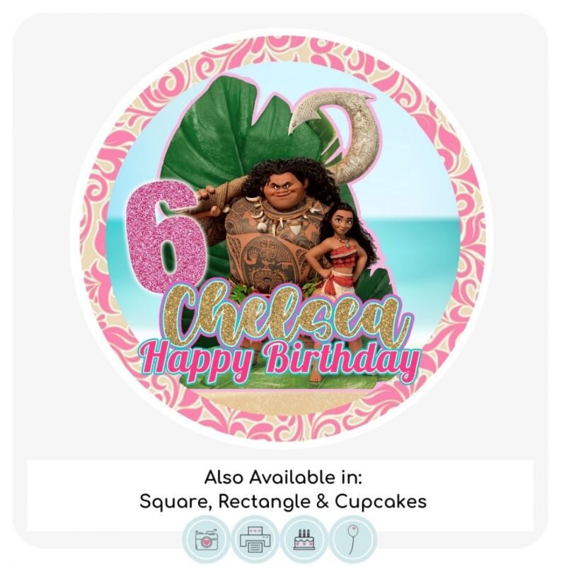Moana Cake Topper