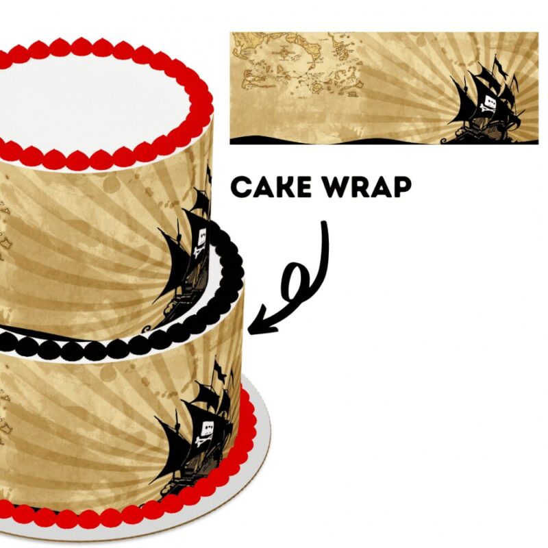 Cake Wrap // Pirate Themed
