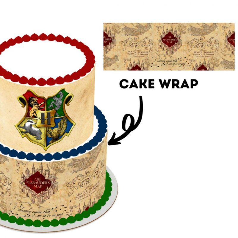 Cake Wrap // Harry Potter Marauder's Map