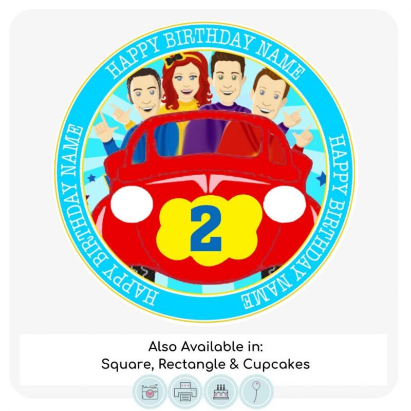 Wiggles Themed Cake Topper