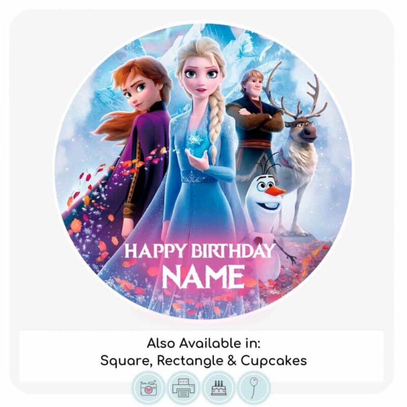 Frozen 2 Themed Cake Topper