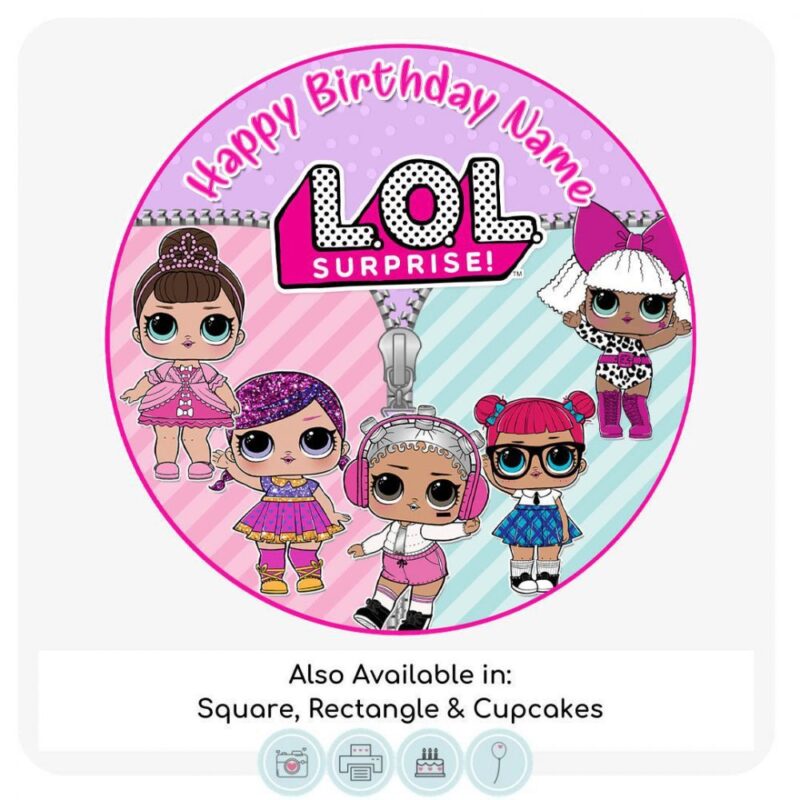 LOL Themed Cake Topper