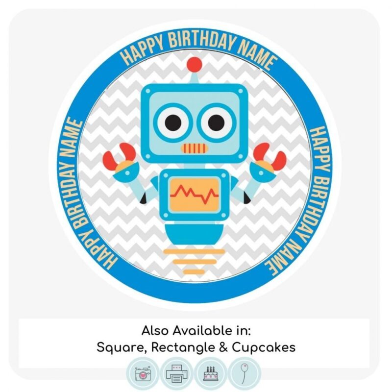 Robot Cake Topper