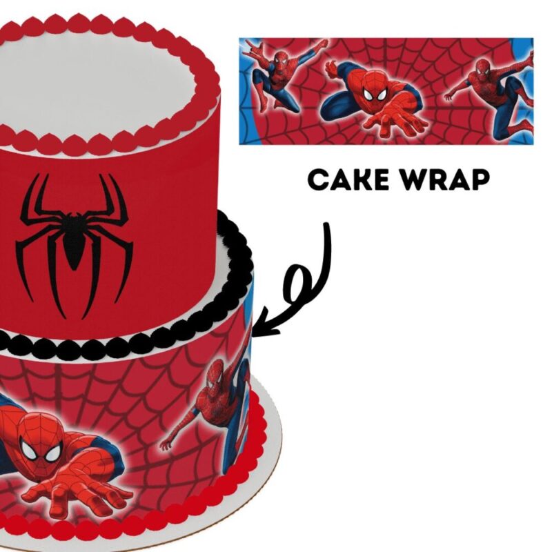 Cake Wrap // Spider Man