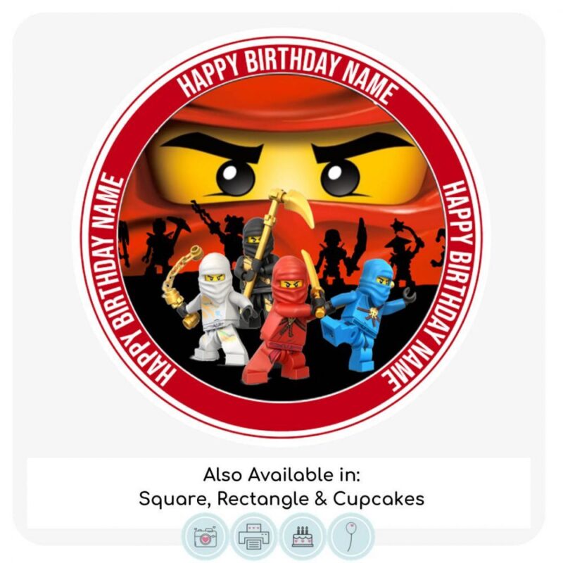 LEGO Ninjago Themed Cake Topper