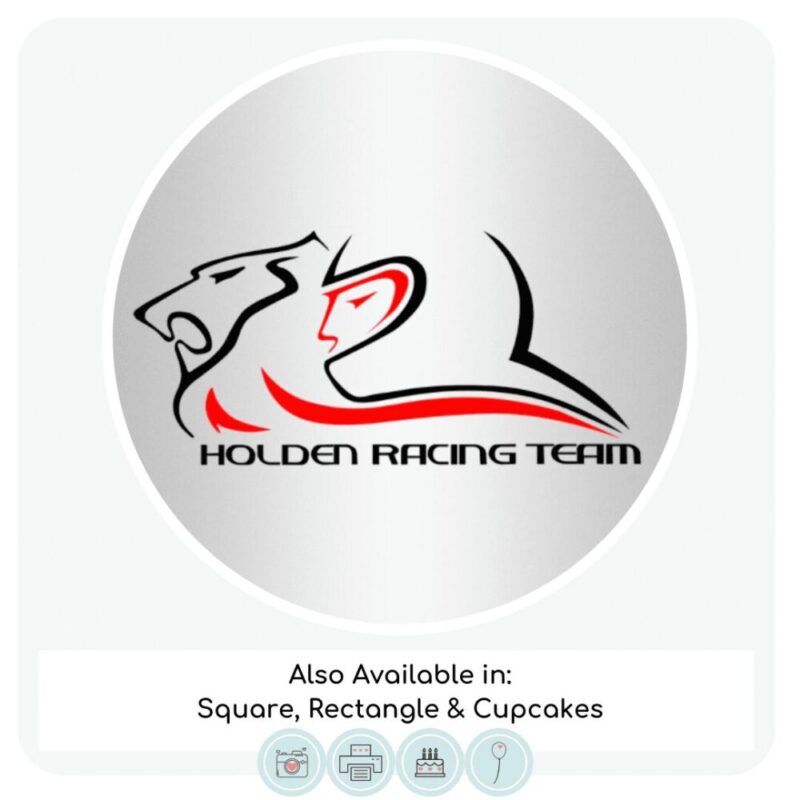 Holden HRT Themed Cake Topper