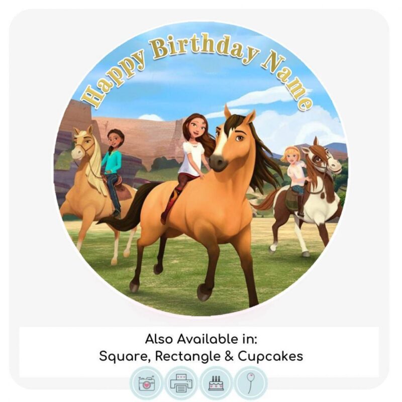 Spirit Themed Cake Topper