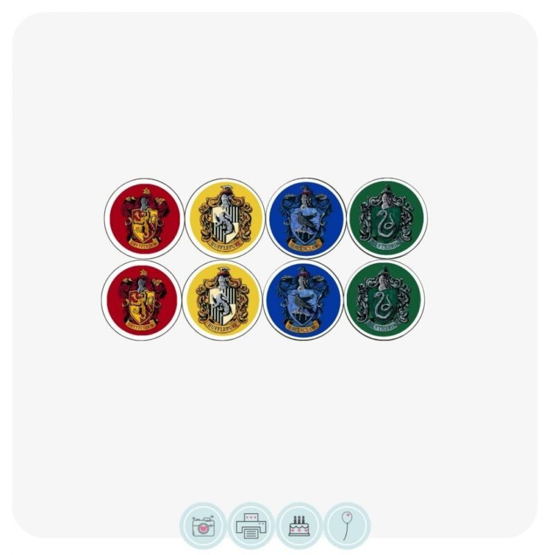 Harry Potter Houses Assorted Cupcake Toppers