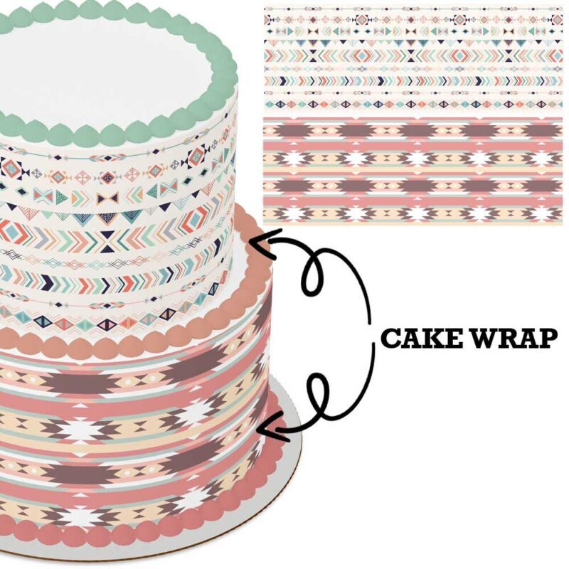 Cake Wrap //Aztec Boho
