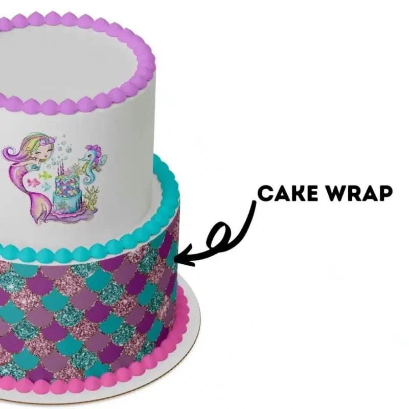 Cake Wrap // Mermaid