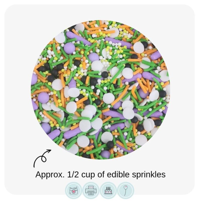 Edible Sprinkles // Trick or Treat