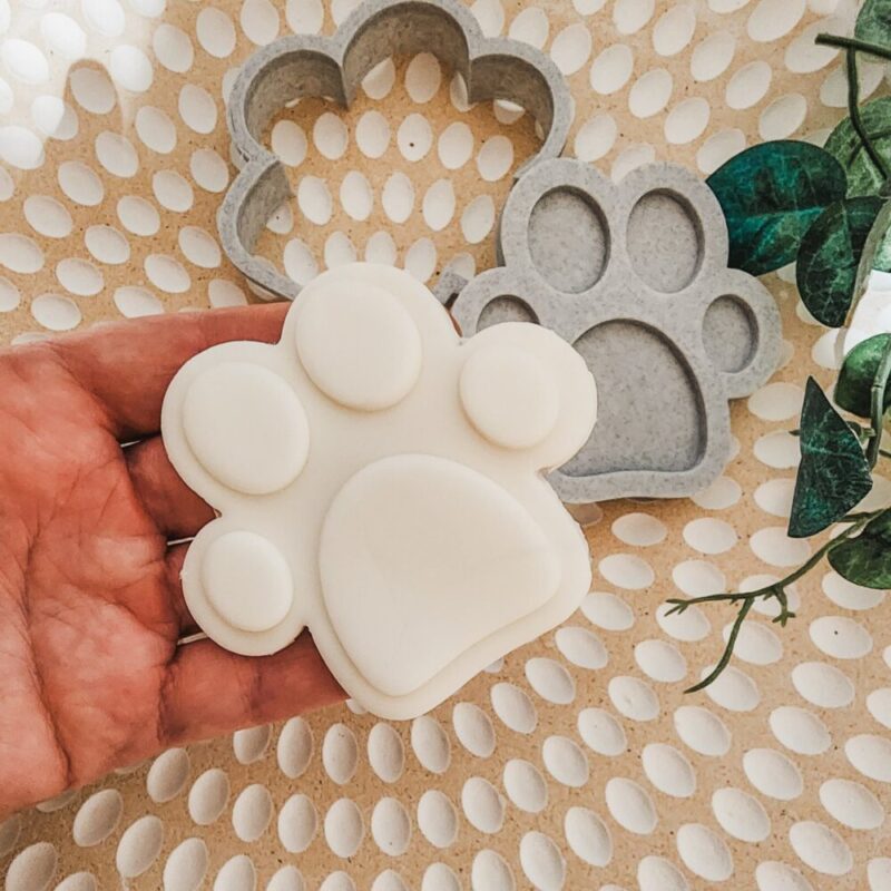 Paw Print Fondant Cookie Stamp and Cutter