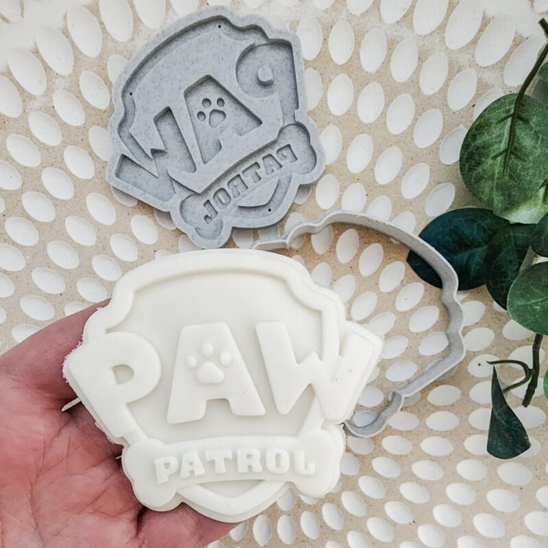 Paw Patrol Badge | Fondant Cookie Stamp and Cutter
