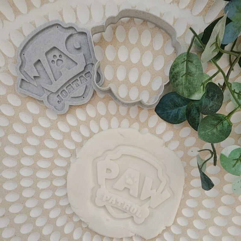 Paw Patrol Badge | Fondant Cookie Stamp and Cutter - Image 2