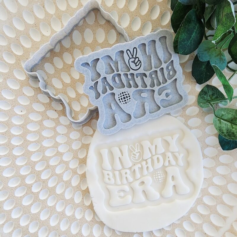 Swiftie Birthday Era | Fondant Cookie Stamp and Cutter