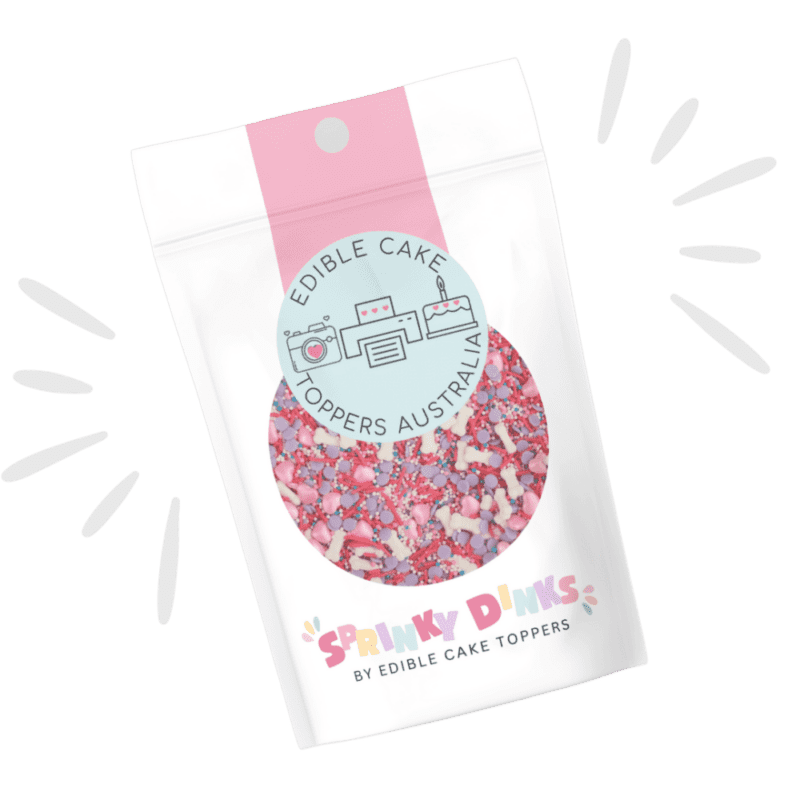 Edible Sprinkles | Pink Paw Patrol